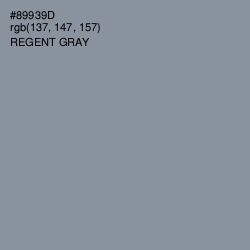 #89939D - Regent Gray Color Image